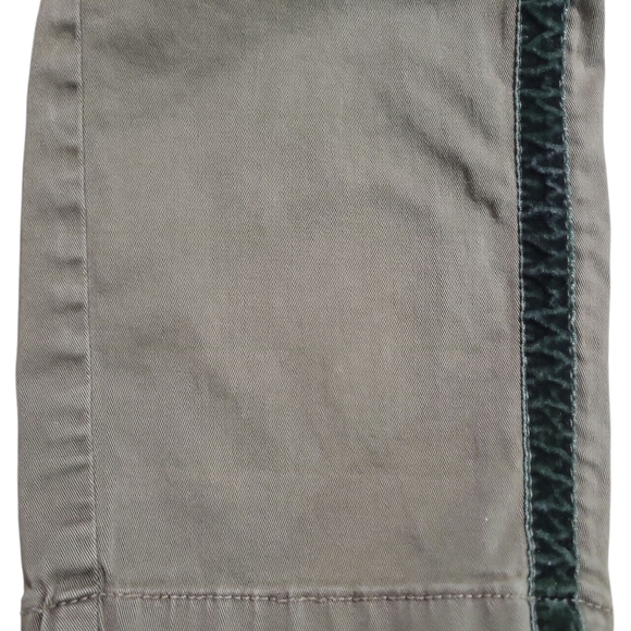Chino By Anthropologie Women's Relaxed Chino Trouser Pant Size 28 Green Raceing - Picture 7 of 16